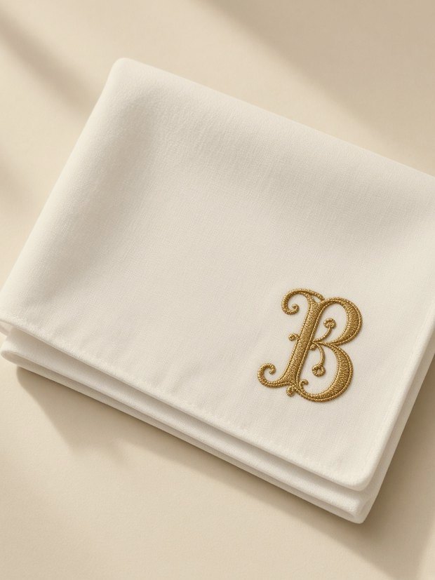 Monogramlı mendil